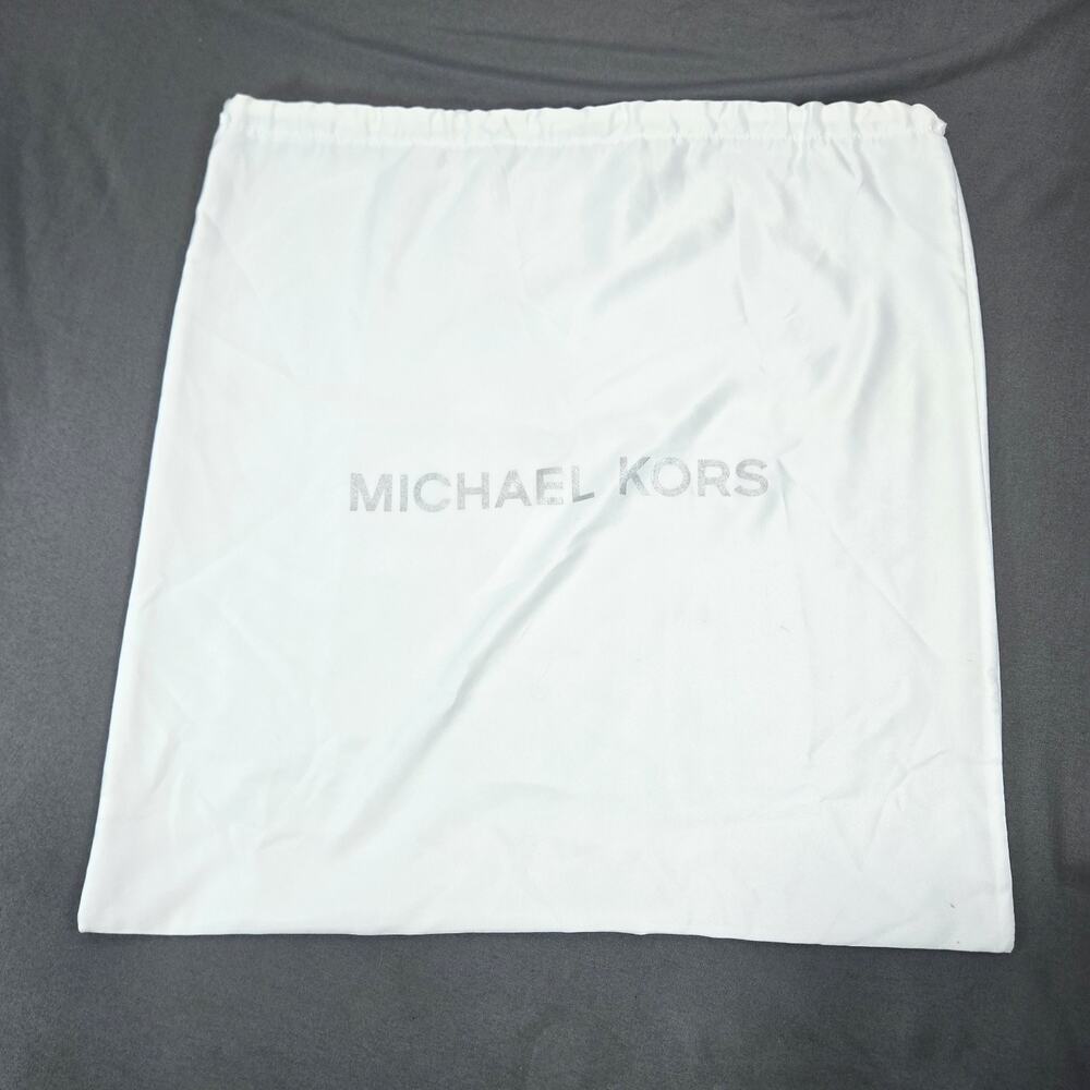 Michael Kors Dust Bag w/Drawstring 18”x18”Handbag Storage Silver Logo